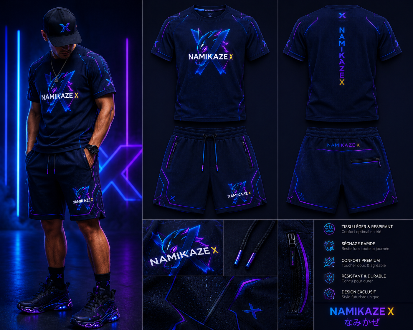 NAMIKAZEX ENSEMBLE BLUE PHANTOM X