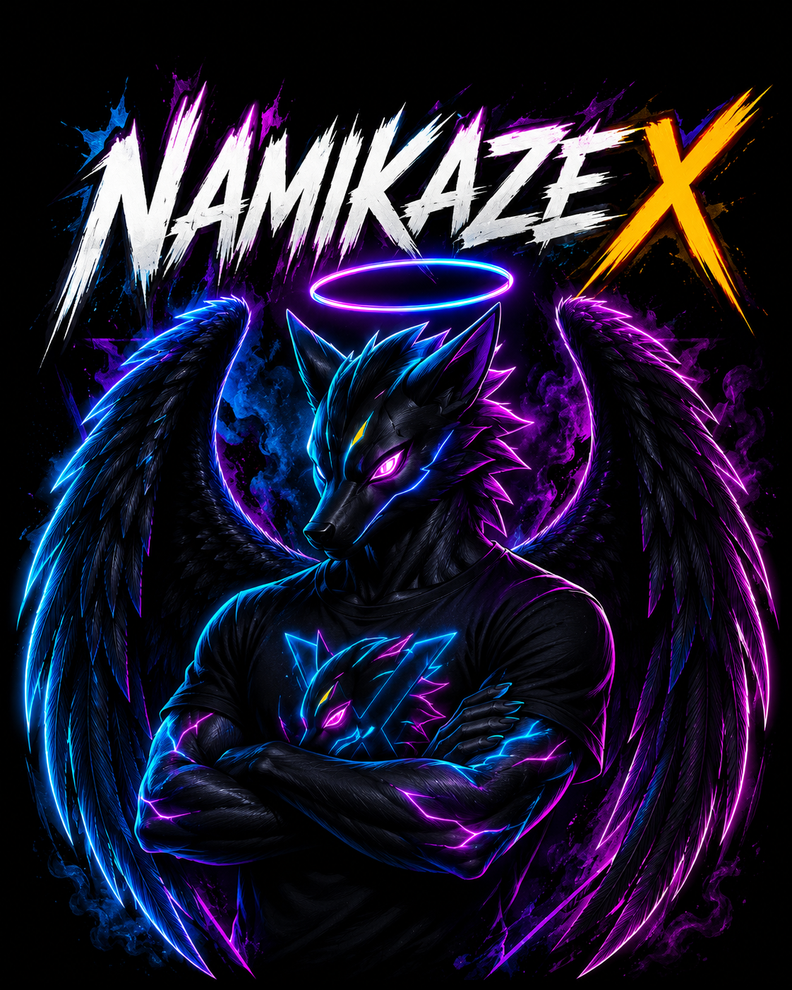 NAMIKAZEX T-CHIRT SHADOWS ANGEL X VIP