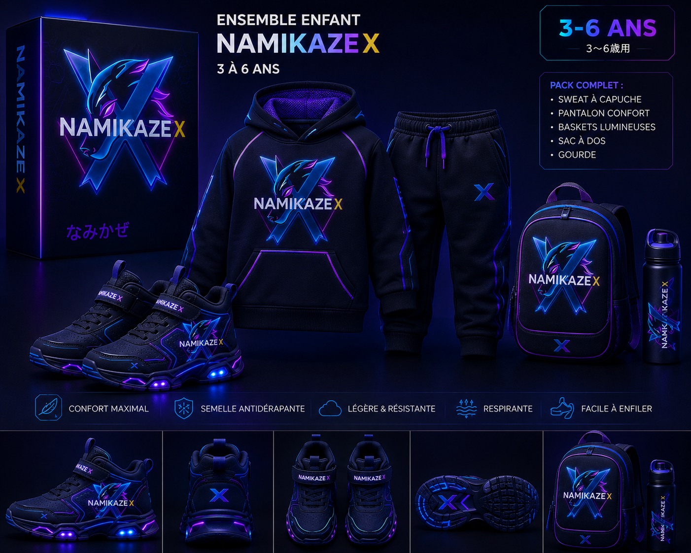 NAMIKAZEX : PACK BLUE PHANTOM X