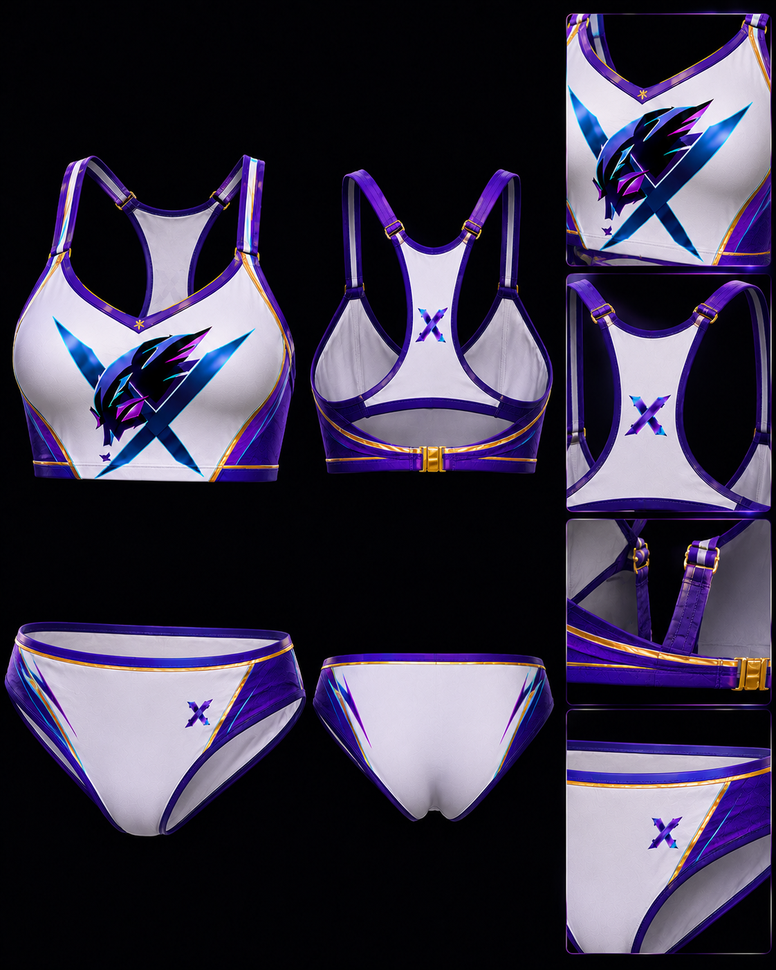 NAMIKAZEX MAILLOT DE BAIN 2 PIECE ITEUR X00