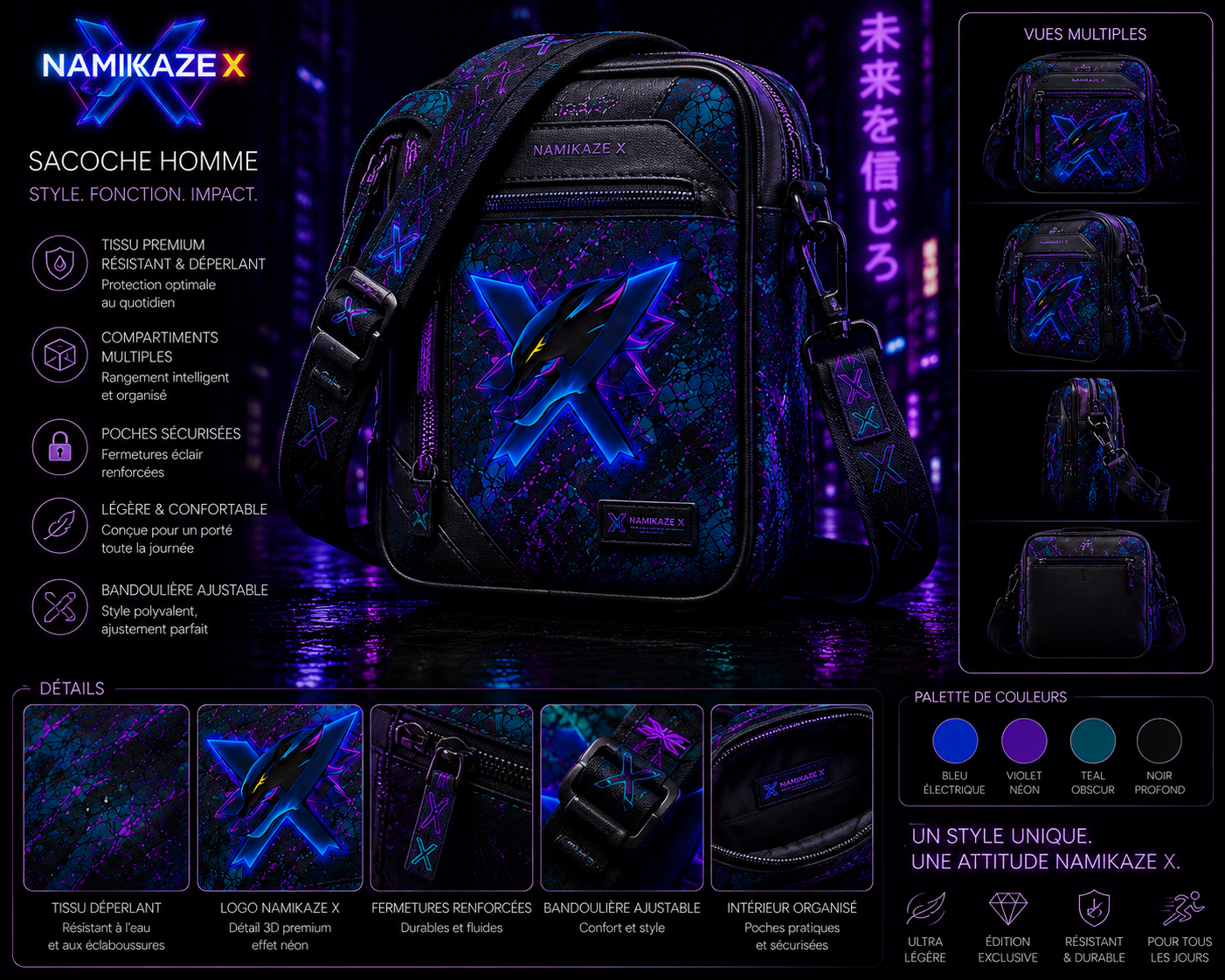 NAMIKAZEX SACOCHES WAXIX V26