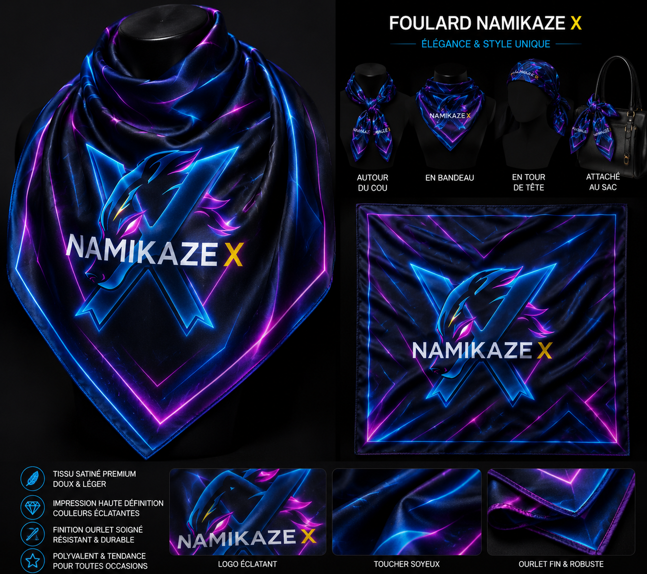 NAMIKAZEX RIDE FOULARD X
