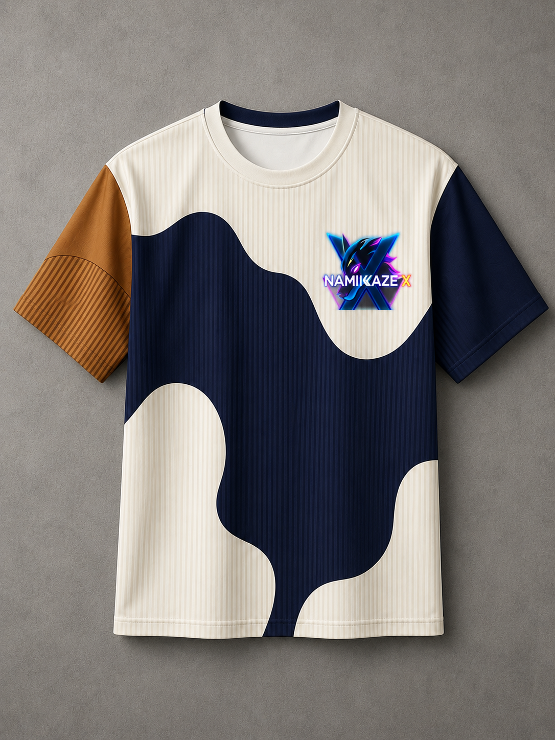 NAMIKAZEX : T-SHIRT MULTICOLORE INVERSER  X