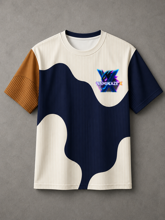 NAMIKAZEX : T-SHIRT MULTICOLORE INVERSER  X