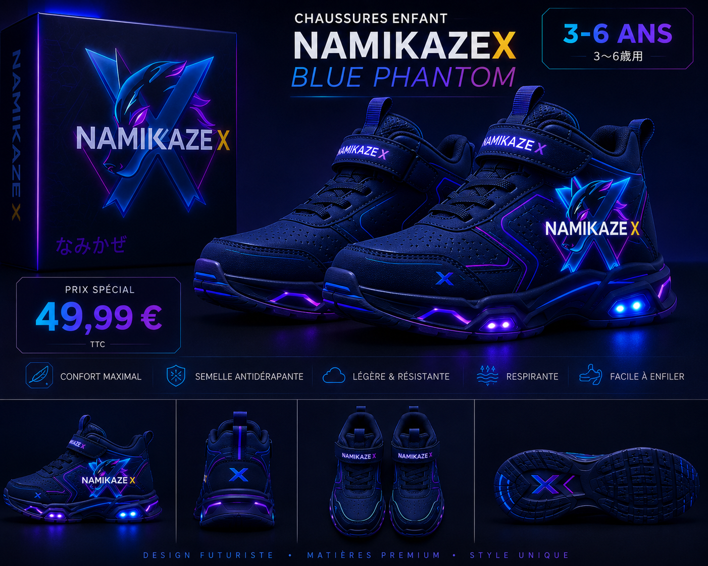 NAMIKAZEX  BLUE PHANTOM X