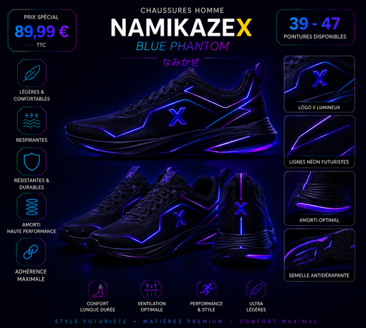 NAMIKAZEX : CHAUSSURE BLUE PHANTOM BV12