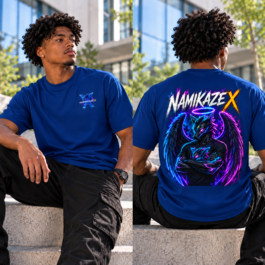NAMIKAZEX : T-SHIRT BLEU GODS SHADOW X