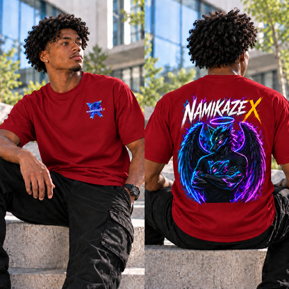 NAMIKAZEX : T-SHIRT ROUGE GODS SHADOW X