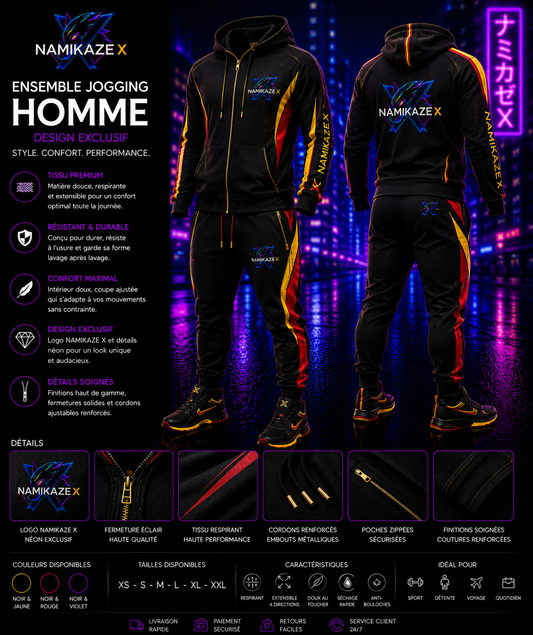 NAMIKAZEX ENSEMBLE : JOGGING ET SWEAT + CHAUSSURES VIP