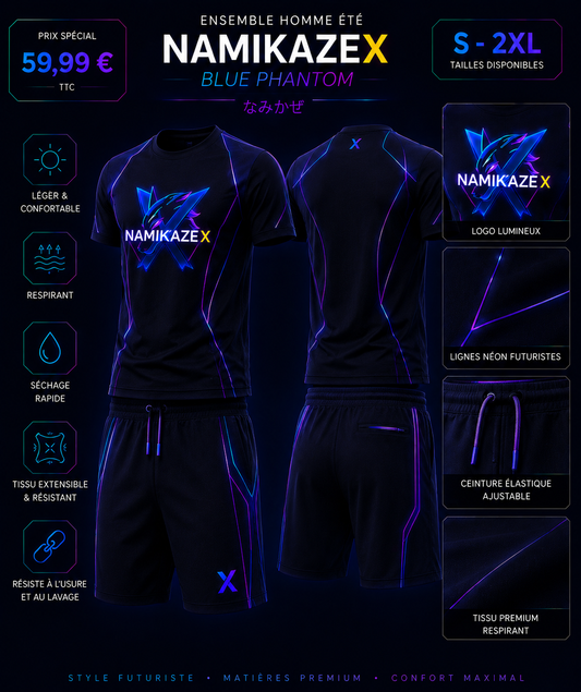 NAMIKAZEX : ENSEMBLE HOMMES BLUE  PHANTOM X
