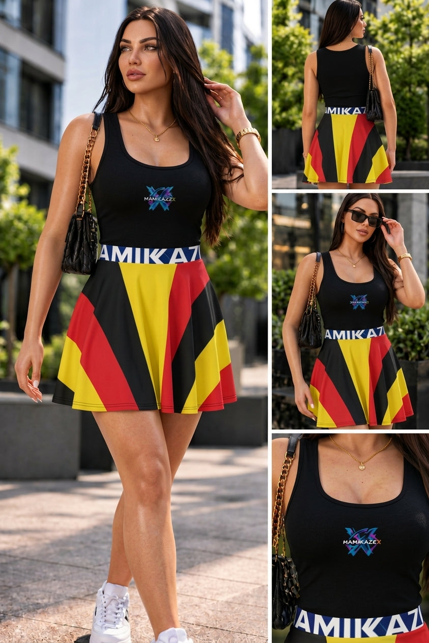NAMIKAZEX : JUPE TRICOLORES  X