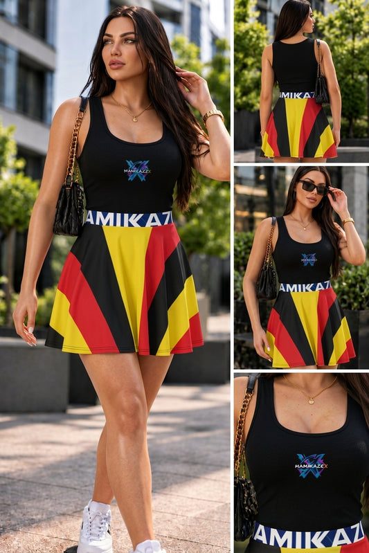 NAMIKAZEX : JUPE TRICOLORES  X