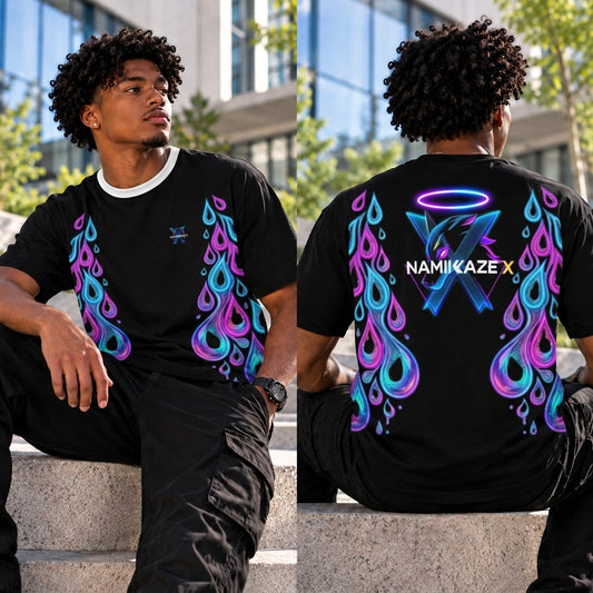 NAMIKAZEX : T-SHIRT NÉON WATER X