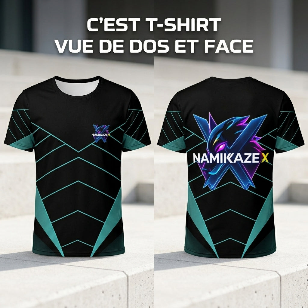 NAMIKAZEX : T-SHIRT NÉON CIRCUIT X