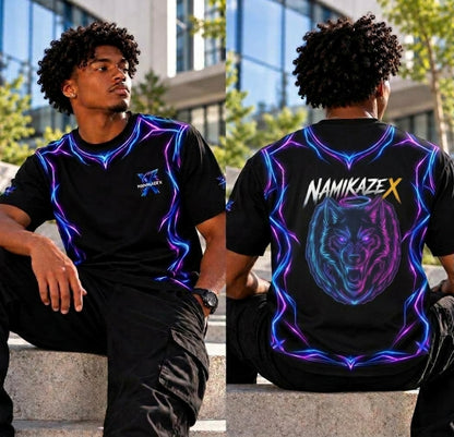 NAMIKAZEX : T-SHIRT NÉON LINER FURIOUS  GODS SHADOW X