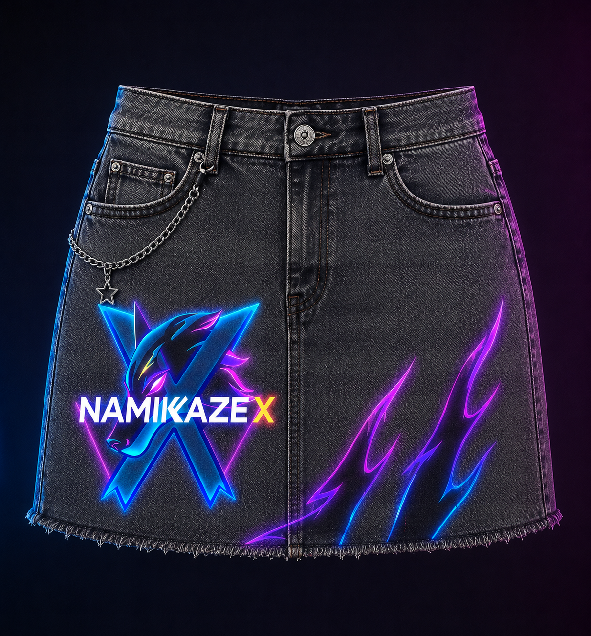 NAMIKAZEX - JEAN JUPE COURTE X