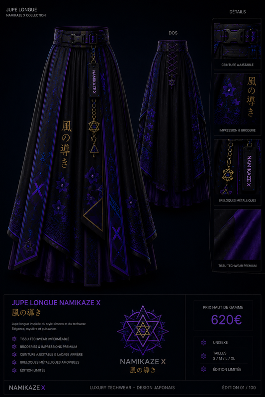 NAMIKAZEX-VOID GRIMOIRE JUPE LONGUE