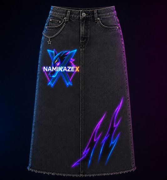 NAMIKAZEX - JEAN JUPE LONGUE  X