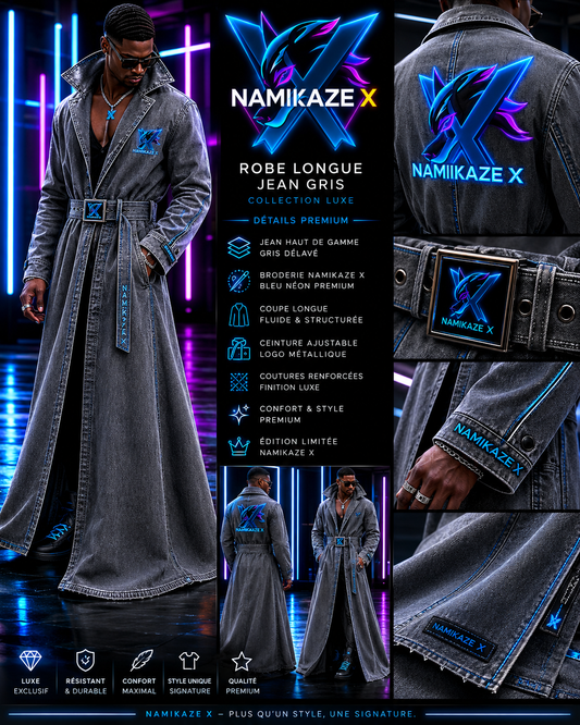 NAMIKAZEX ROBEJEAN HOMMES LONGUE LUXEUX X