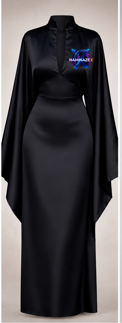 NAMIKAZEX ROBE ÉLÉGANTE MANCHE LONGUE X