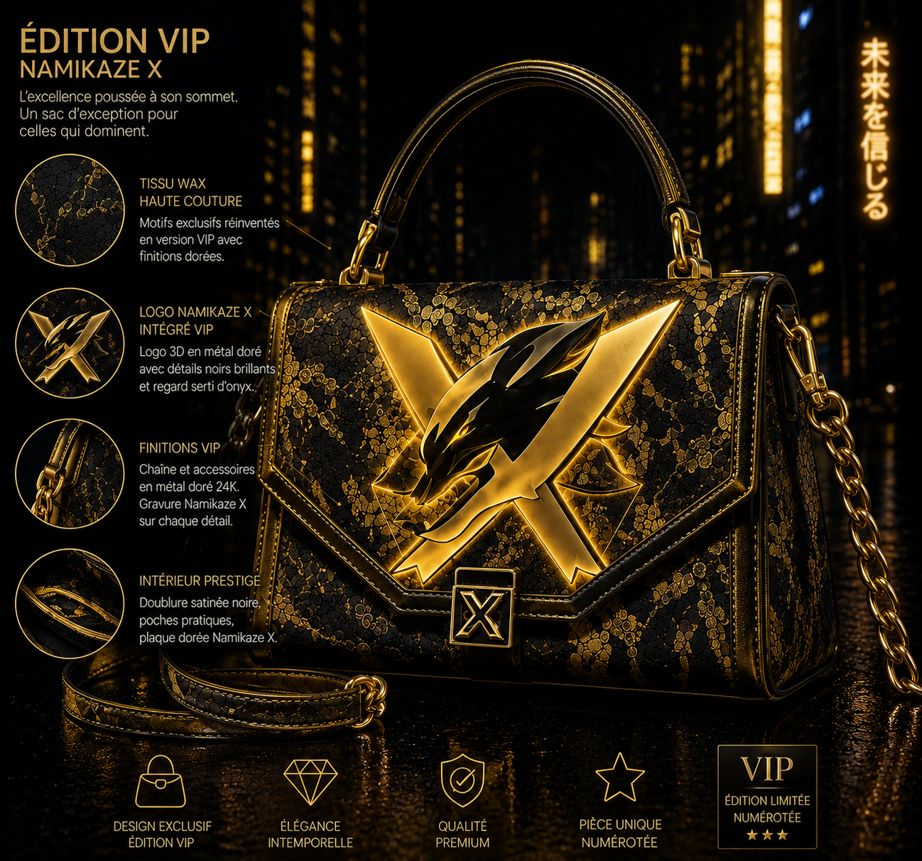 NAMIKAZEX SACS WAX X GOLD VIP