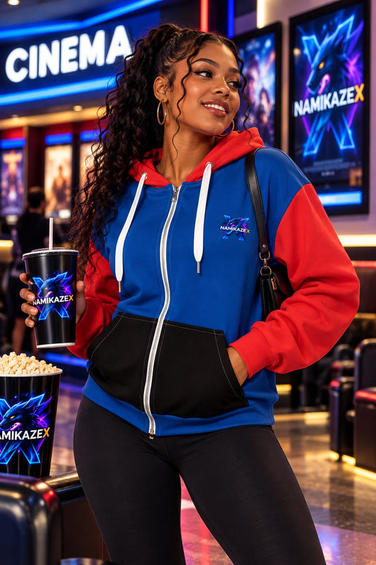 NAMIKAZEX : Sweat à capuche zippé unisexe