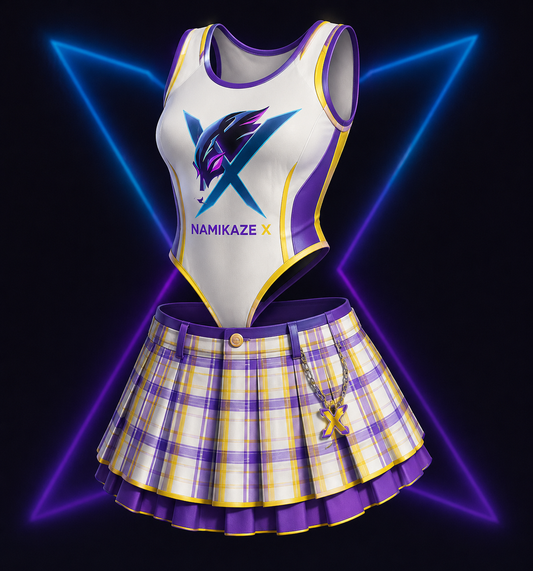 NAMIKAZEX ENSEMBLE BODY ET JUPE COURT ETE X