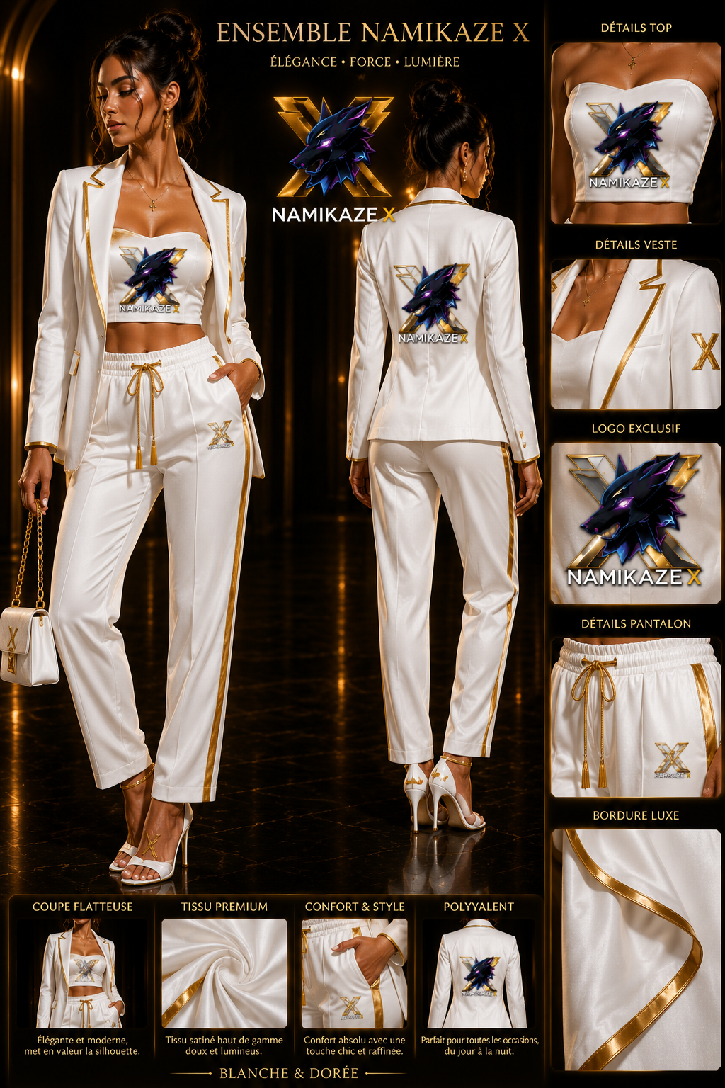NAMIKAZEX Ensemble vêtements X