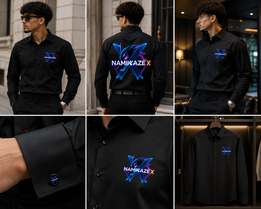 NAMIKAZEX Chemise longue manche X